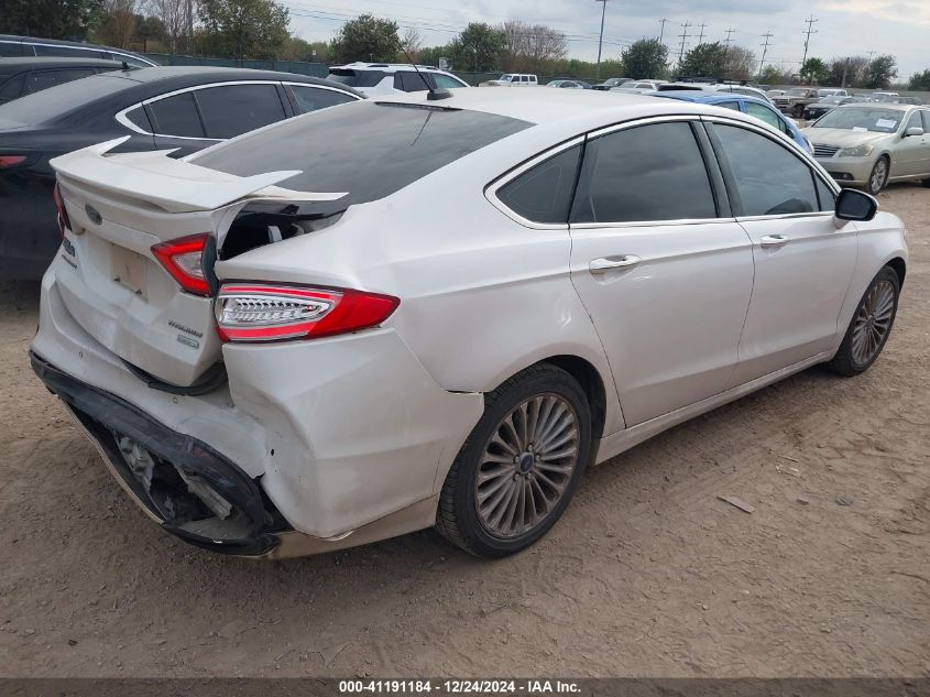 VIN 3FA6P0K98GR124082 2016 Ford Fusion, Titanium no.4