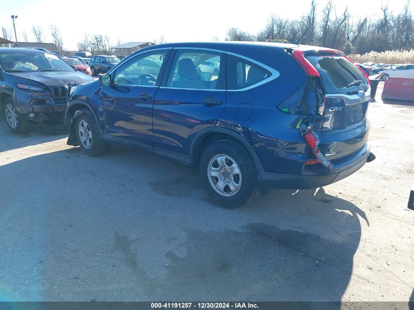 VIN 2HKRM4H37FH695929 2015 Honda CR-V, LX no.3