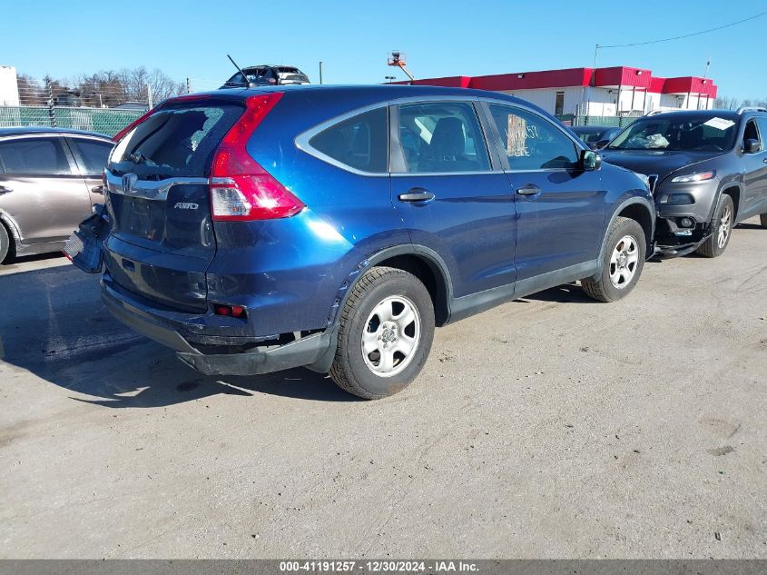 VIN 2HKRM4H37FH695929 2015 Honda CR-V, LX no.4