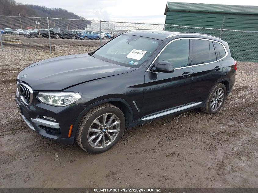 VIN 5UXTR9C57KLD94694 2019 BMW X3, Xdrive30I no.2