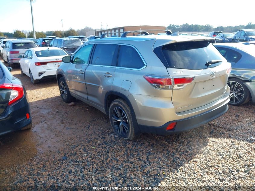 VIN 5TDJKRFH1GS331225 2016 TOYOTA HIGHLANDER no.3