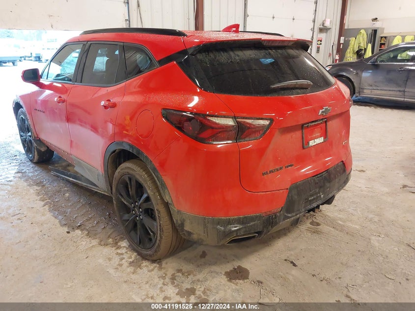 Vin: 3gnkbjrsxks577389, lot: 41681817, chevrolet blazer rs 20193