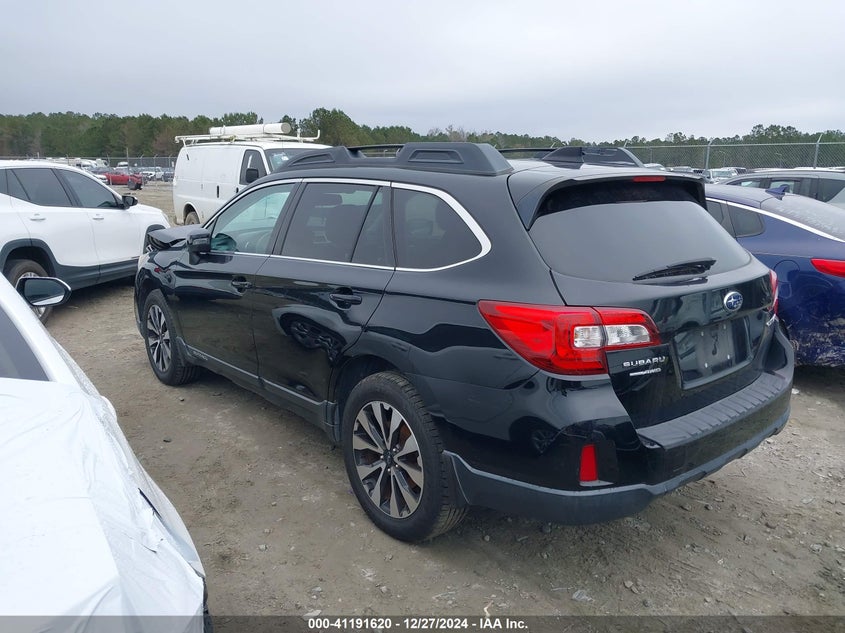 2016 SUBARU OUTBACK 2.5I LIMITED - 4S4BSBNC2G3293132