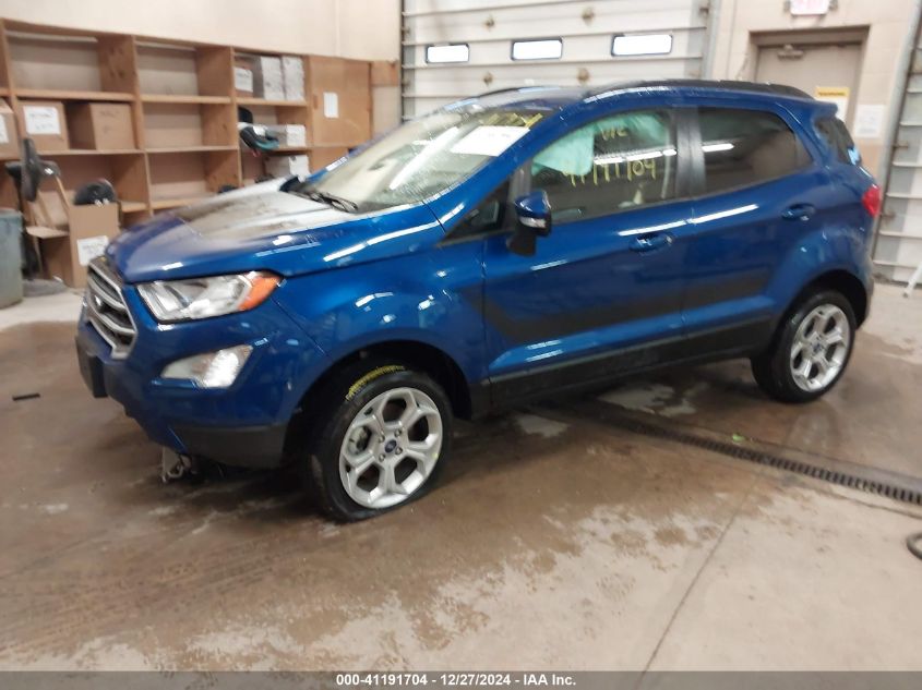 VIN MAJ6S3GL0NC466450 2022 FORD ECOSPORT no.2