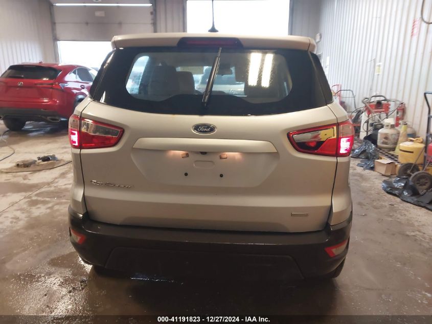 2020 Ford Ecosport S VIN: MAJ3S2FE8LC379019 Lot: 41191823