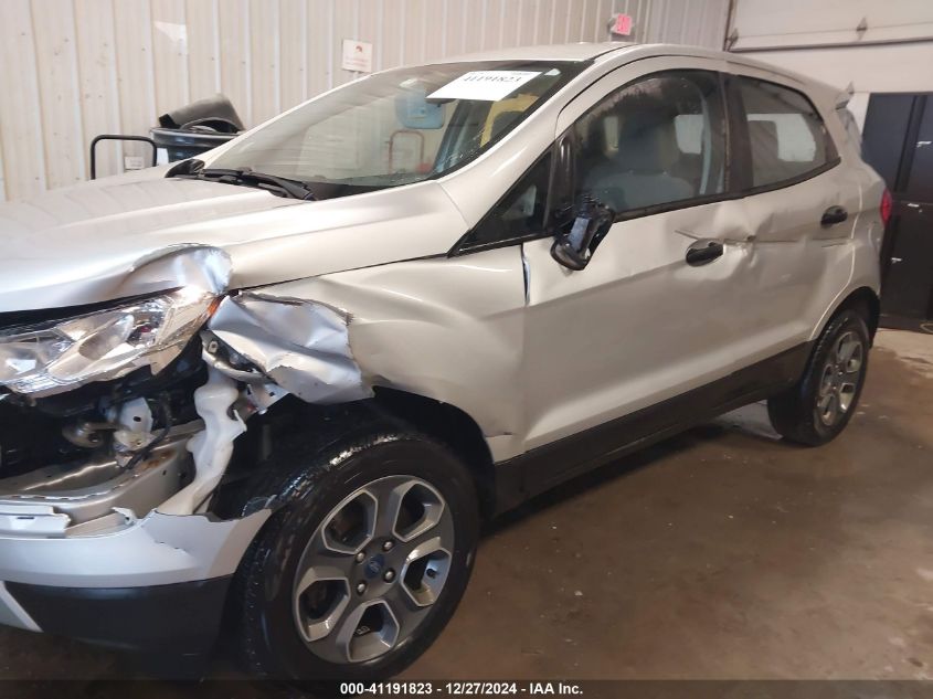 2020 Ford Ecosport S VIN: MAJ3S2FE8LC379019 Lot: 41191823