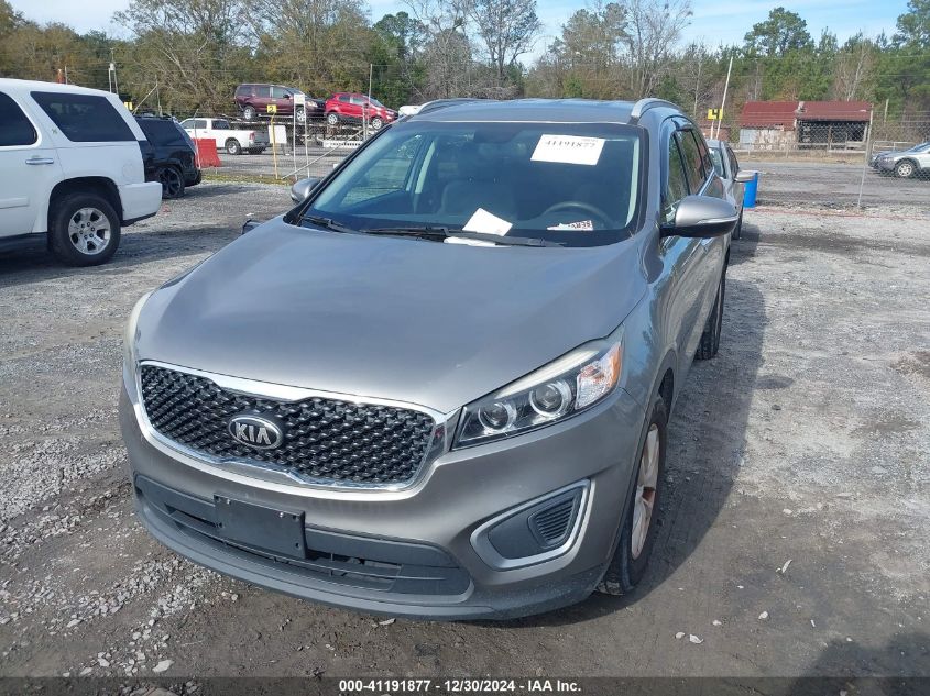 VIN 5XYPGDA50HG191131 2017 KIA Sorento, 3.3L Lx no.2