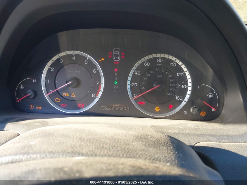 2009 HONDA ACCORD VIN: 1HGCP26899A045061