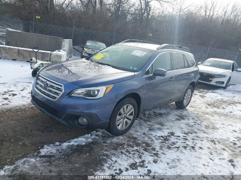 VIN 4S4BSAFC8H3201905 2017 Subaru Outback, 2.5I Pre... no.2