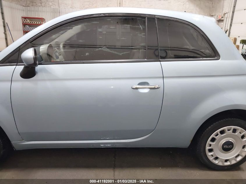 2013 Fiat 500 Pop VIN: 3C3CFFAR4DT743446 Lot: 41192001