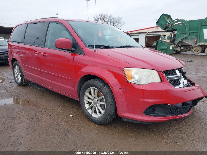 VIN 2C4RDGCG3DR567957 2013 Dodge Grand Caravan, Sxt no.1