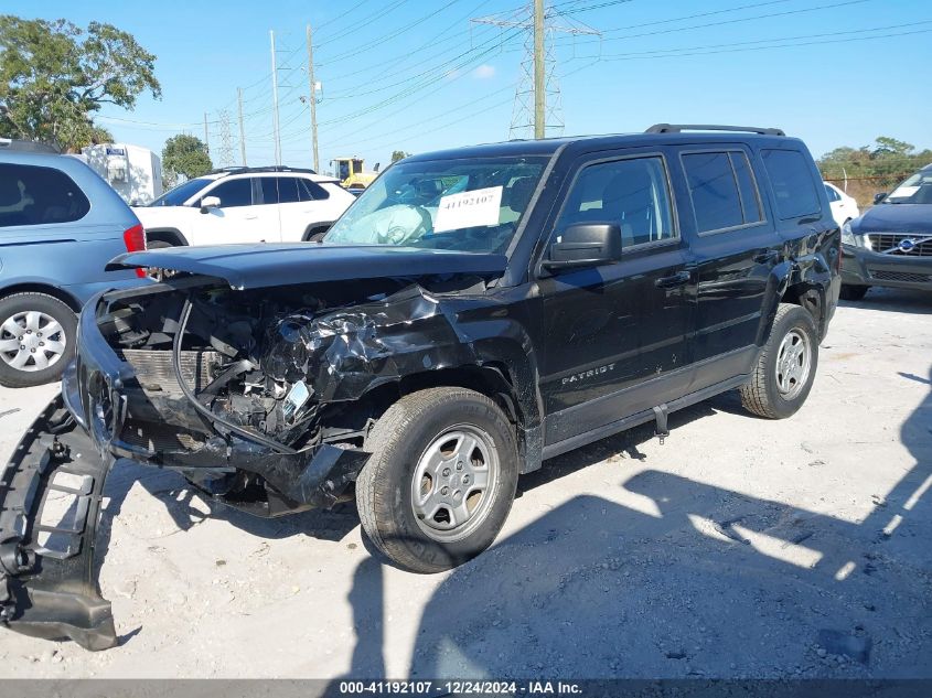 VIN 1C4NJRBB4GD691512 2016 Jeep Patriot, Sport no.2