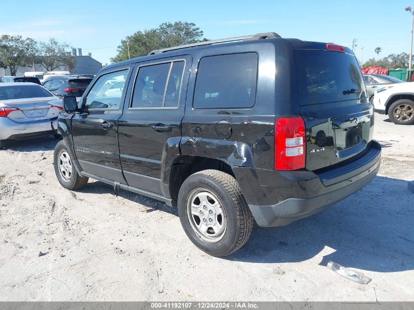 VIN 1C4NJRBB4GD691512 2016 Jeep Patriot, Sport no.3