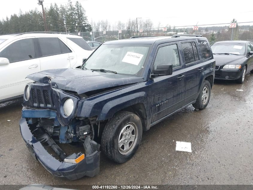 VIN 1C4NJPBB3HD172909 2017 JEEP PATRIOT no.2