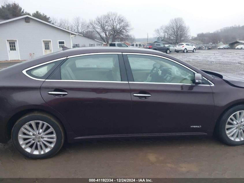 VIN 4T1BD1EB1DU007899 2013 TOYOTA AVALON HYBRID no.14