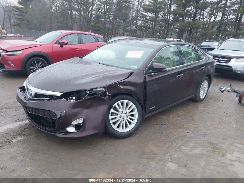 VIN 4T1BD1EB1DU007899 2013 TOYOTA AVALON HYBRID no.2