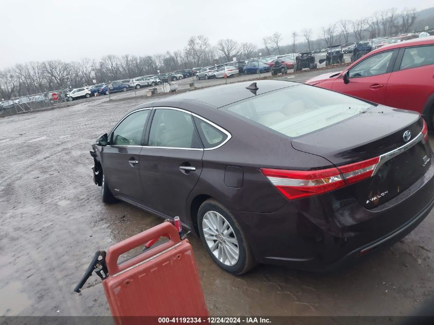 VIN 4T1BD1EB1DU007899 2013 TOYOTA AVALON HYBRID no.3