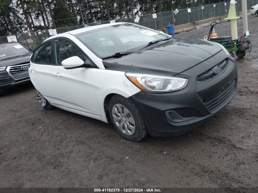 VIN KMHCT4AE6GU002971 2016 Hyundai Accent, SE no.1