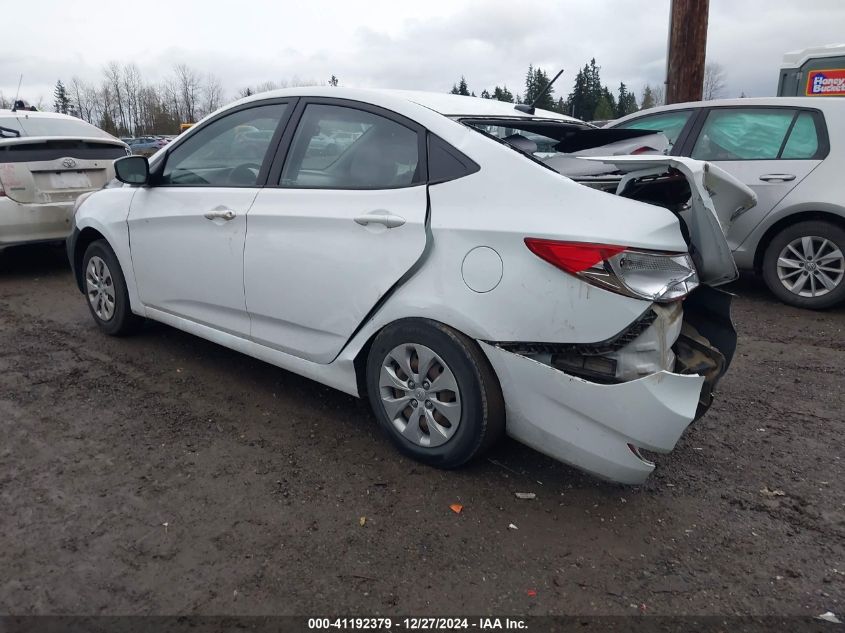 VIN KMHCT4AE6GU002971 2016 Hyundai Accent, SE no.3