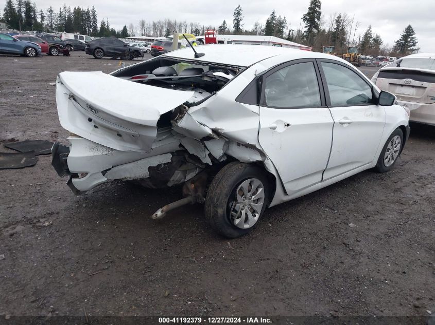 VIN KMHCT4AE6GU002971 2016 Hyundai Accent, SE no.4