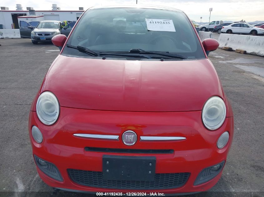 2012 Fiat 500 Sport VIN: 3C3CFFBR8CT385863 Lot: 41192435