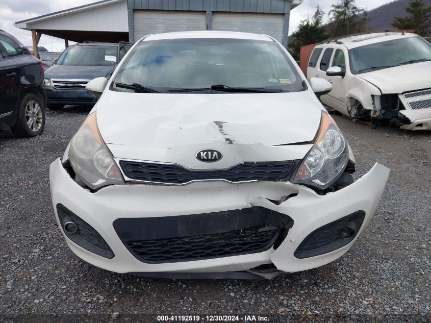 2013 Kia Rio Ex VIN: KNADN5A39D6214252 Lot: 41192519