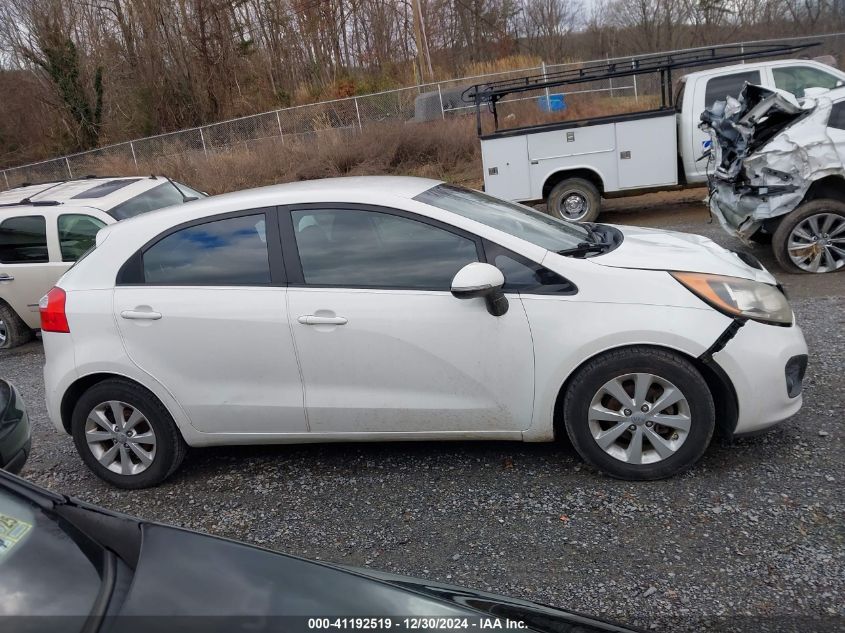 2013 Kia Rio Ex VIN: KNADN5A39D6214252 Lot: 41192519