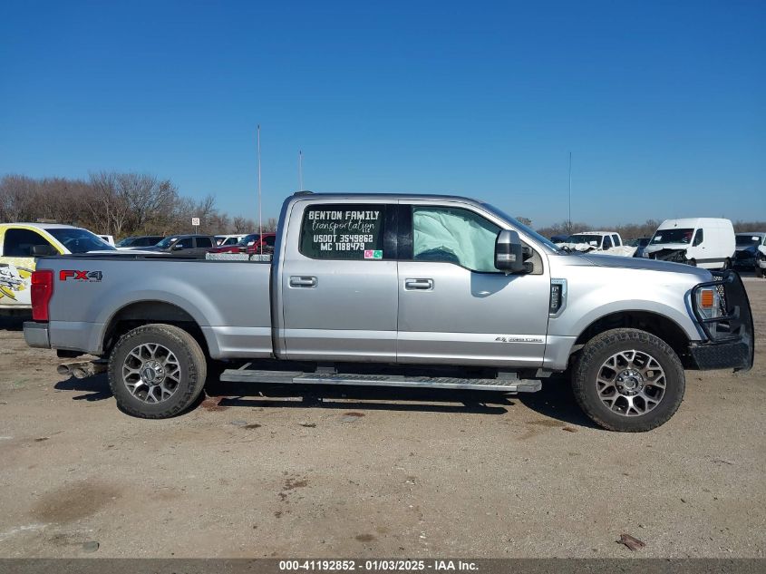 2021 Ford F-250 Lariat VIN: 1FT8W2BT1MEC60338 Lot: 41192852