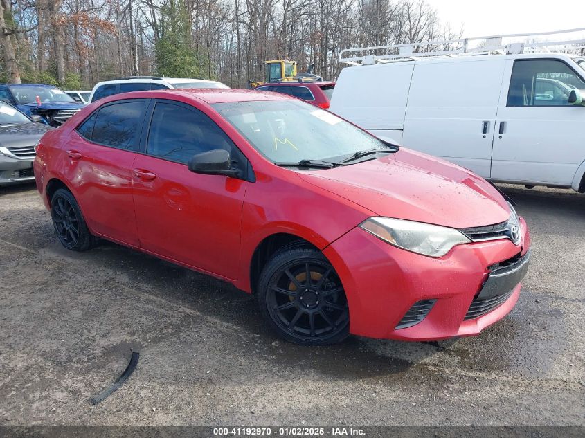 2016 TOYOTA COROLLA LE - 2T1BURHE0GC525884