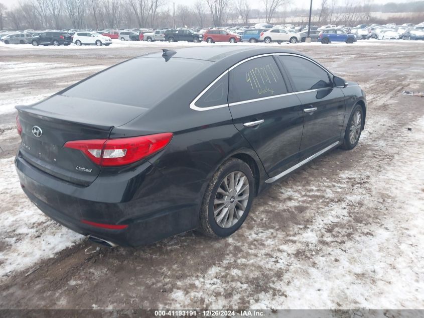 VIN 5NPE34AF1FH182035 2015 HYUNDAI SONATA no.4