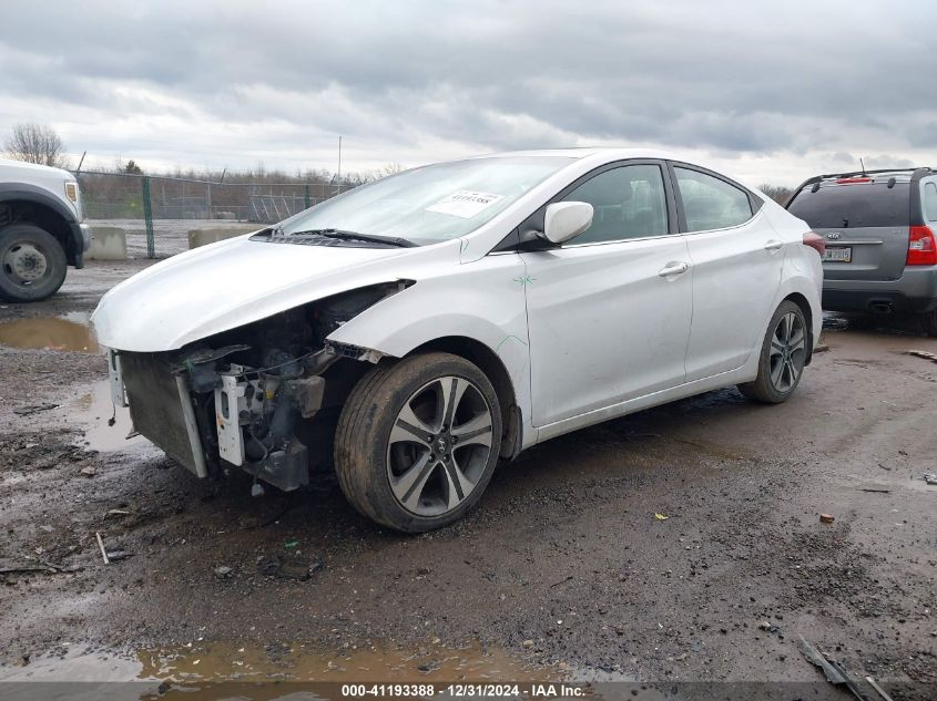 VIN KMHDH4AH5FU347505 2015 Hyundai Elantra, Sport no.2