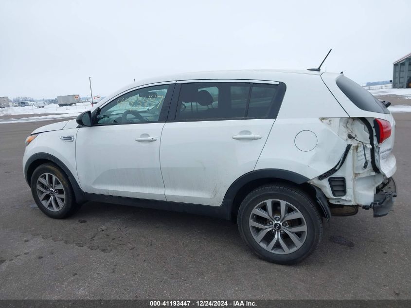 2014 Kia Sportage Lx VIN: KNDPBCAC2E7597878 Lot: 41193447