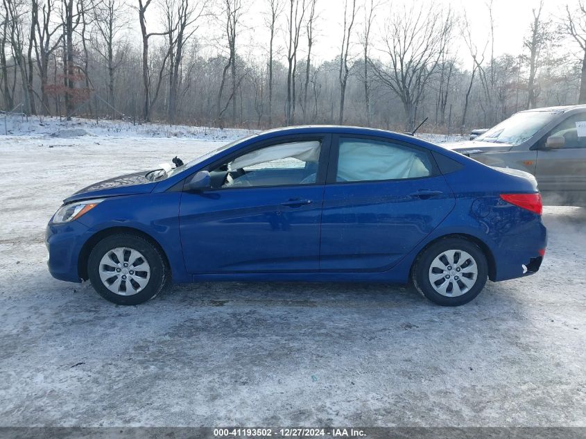 VIN KMHCT4AE9GU008599 2016 Hyundai Accent, SE no.14