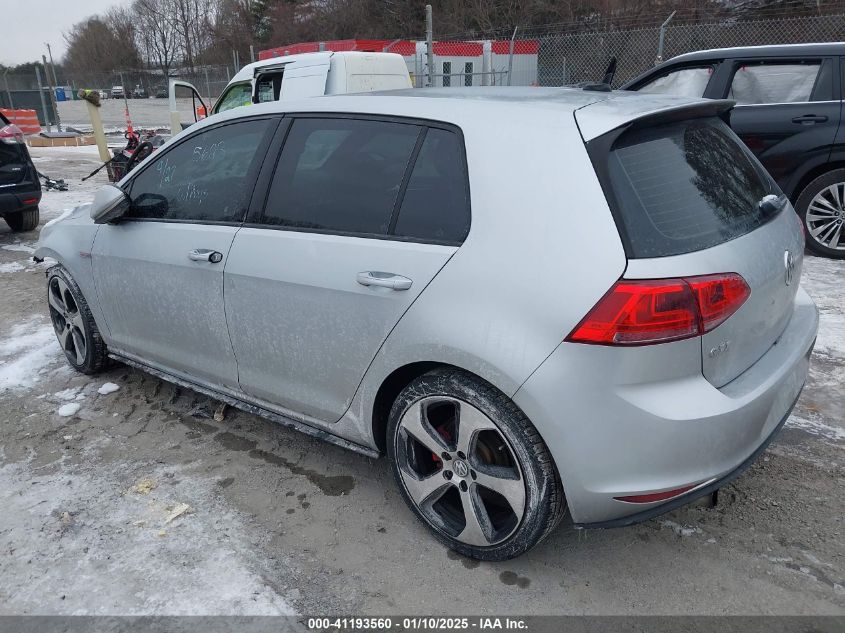 VIN 3VW5T7AU9HM001354 2017 Volkswagen Golf Gti, S 4... no.3