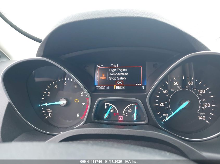 2017 Ford Escape Se VIN: 1FMCU0GD9HUD34506 Lot: 41193746