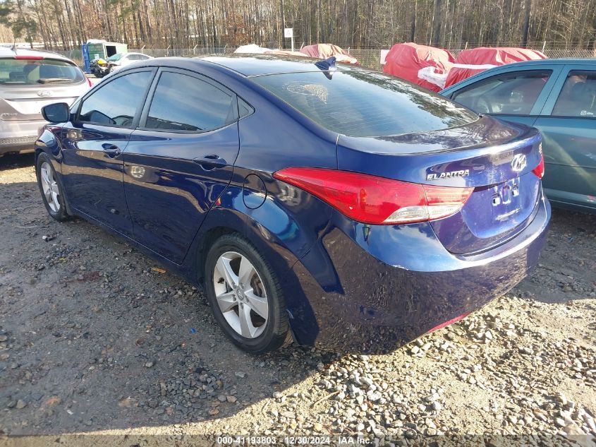 VIN 5NPDH4AE8DH235864 2013 Hyundai Elantra, Gls no.3