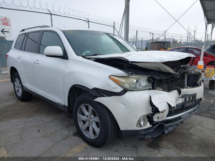 VIN 5TDZK3EH4DS108898 2013 Toyota Highlander, Se V6 no.1