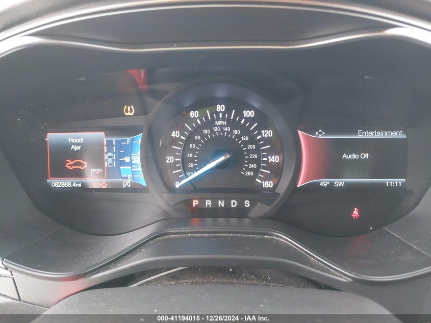 2019 FORD FUSION VIN: 3FA6P0HDXKR134925