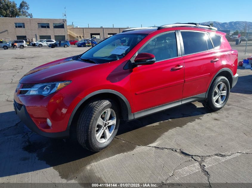 VIN 2T3WFREV6FW229515 2015 Toyota RAV4, Xle no.2