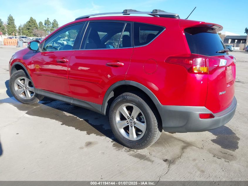 VIN 2T3WFREV6FW229515 2015 Toyota RAV4, Xle no.3