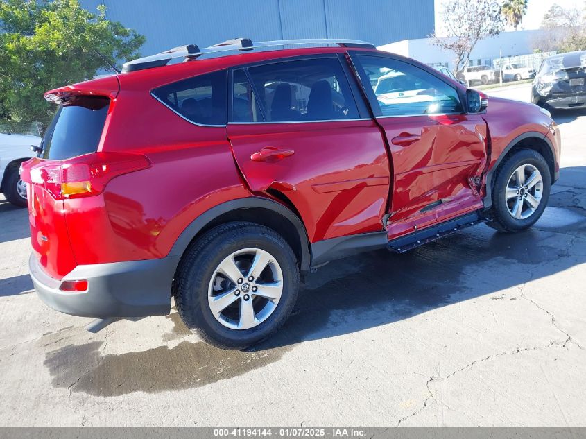 VIN 2T3WFREV6FW229515 2015 Toyota RAV4, Xle no.4