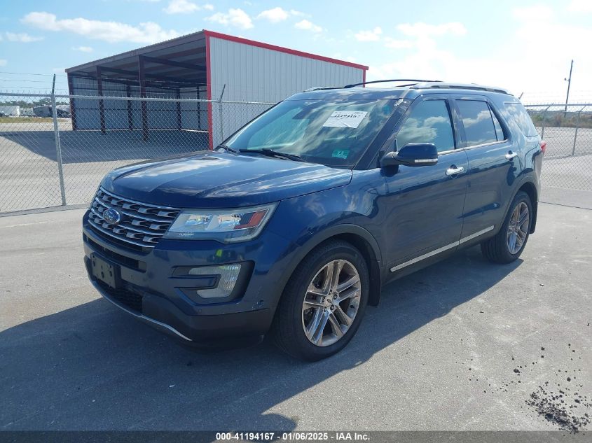 VIN 1FM5K8F82GGB83345 2016 Ford Explorer, Limited no.2