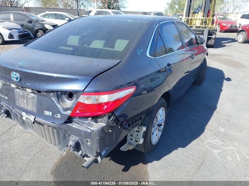 VIN 4T1BD1FK6HU215331 2017 Toyota Camry, Hybrid LE no.4