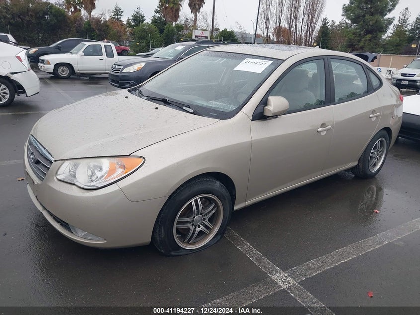 2009 HYUNDAI ELANTRA VIN: KMHDU46D39U730431