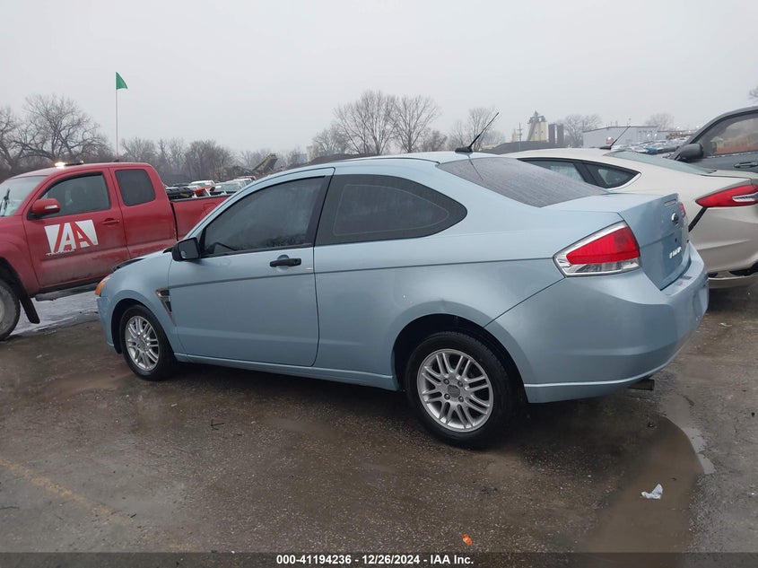 2008 FORD FOCUS VIN: 1FAHP33N58W233409