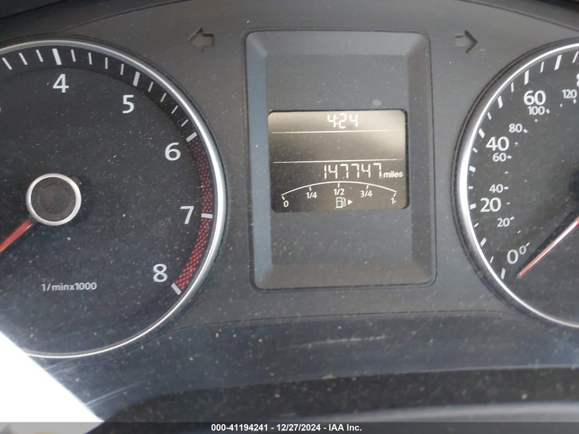 2013 VOLKSWAGEN JETTA VIN: 3VWDX7AJXDM389534