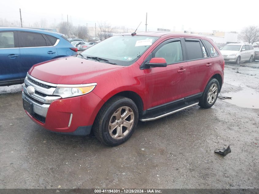 VIN 2FMDK4JCXDBA93685 2013 Ford Edge, Sel no.2