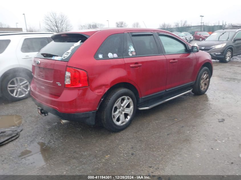 VIN 2FMDK4JCXDBA93685 2013 Ford Edge, Sel no.4