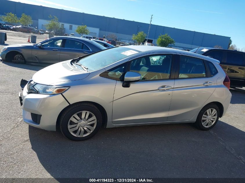 2015 Honda Fit Lx VIN: 3HGGK5H56FM772113 Lot: 41194323
