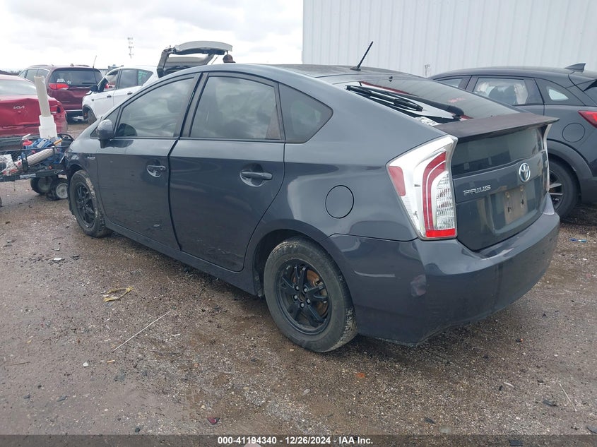 2012 TOYOTA PRIUS VIN: JTDKN3DU9C1601270